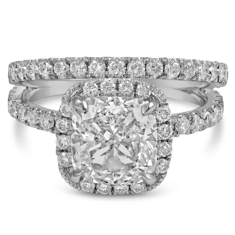 Shop Nina Elle Jewels for cushion cut 3ct harry winston style