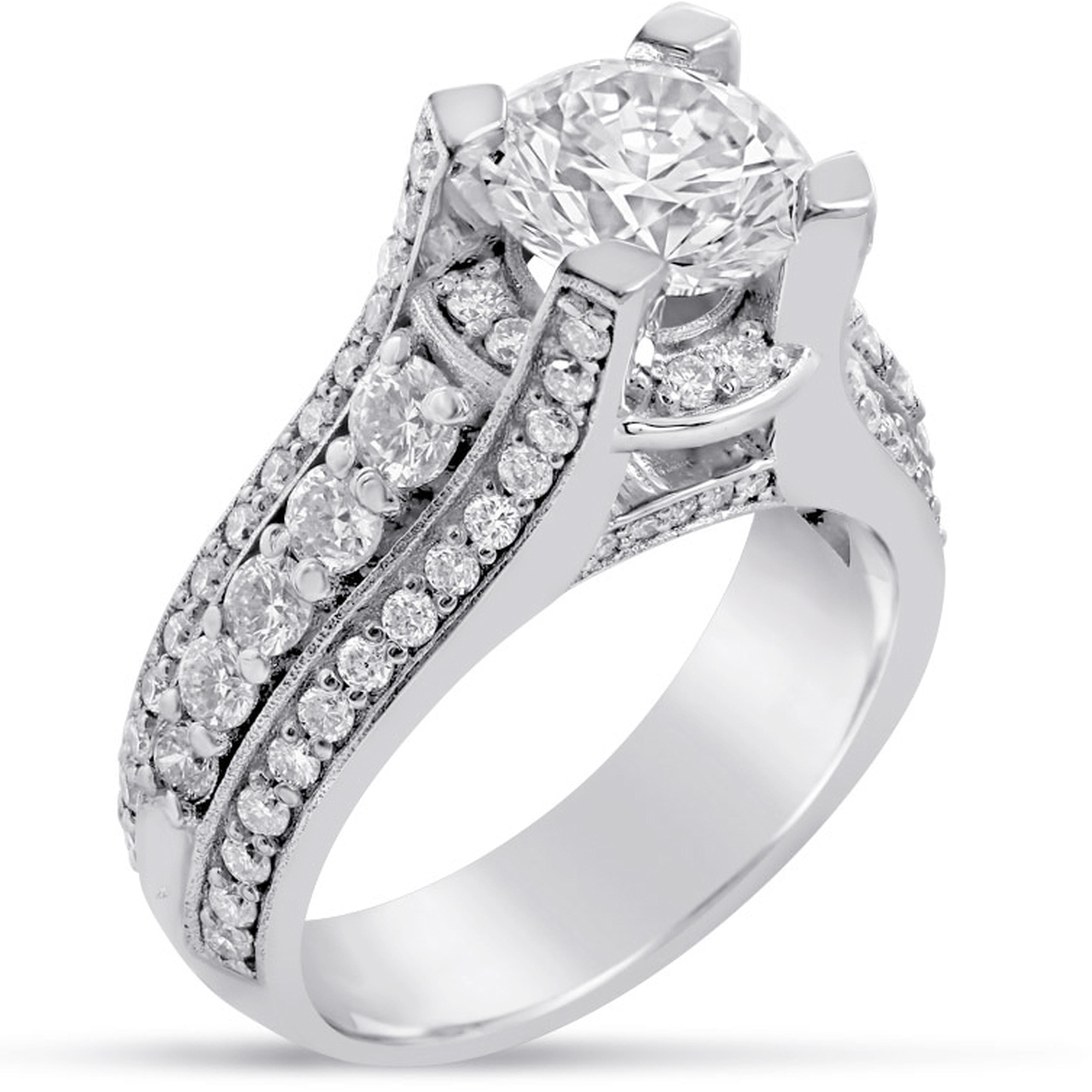Wide shank sales engagement rings