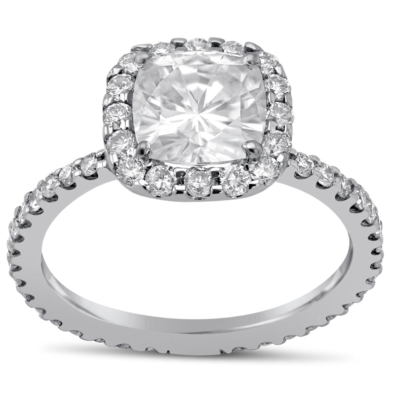 Shop at Nina Elle Jewels for moissanite engagement rings with